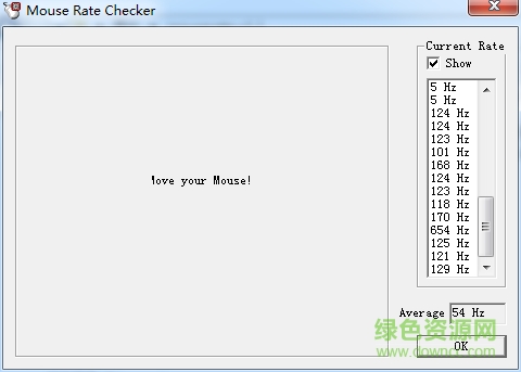 mouse rate checker���İ�(���ӿڴ����ʼ�⹤��)����